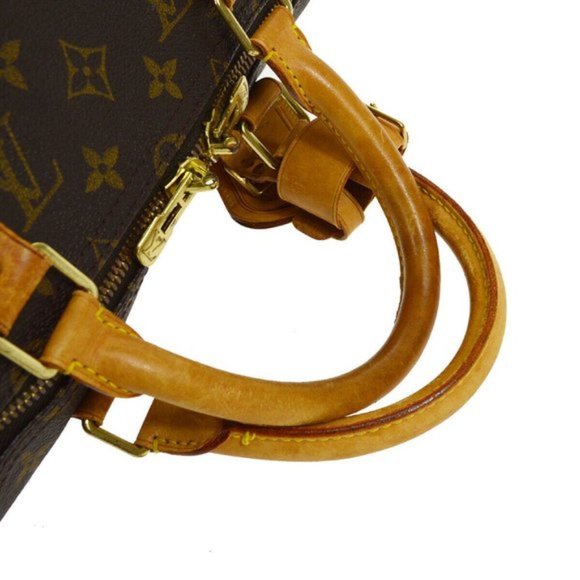 LOUIS VUITTON TRAVEL HAND BAG MONOGRAM KEEPALL 50 - Picture 12 of 16